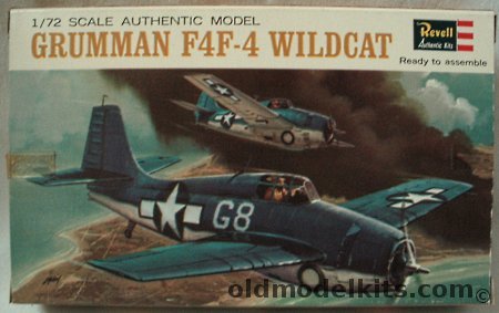 Revell 1/72 Grumman F4F-4 Wildcat - (F4F4), H639-50 plastic model kit